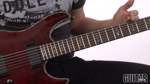 Schecter Hellraiser C VI BCH Baritone Guitar смотреть онлайн
