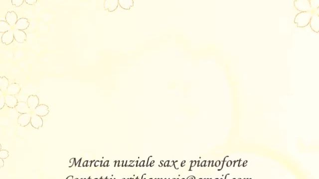 Wedding March (Mendelssohn) sax & piano смотреть онлайн