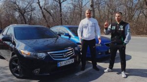 Хонда аккорд 7 против 8 .Что быстрее?