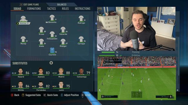 Replicate Carlo Ancelotti's 4-3-3 Real Madrid Tactics in FIFA 23 | Custom Tactics Explained смотреть онлайн