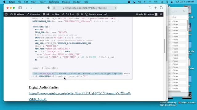 Faster Lossless to AAC Batch Encoding on a Mac (using command line with multiprocessing) смотреть онлайн
