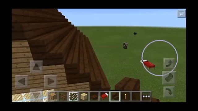 Домик с верандой под одной крышей в Minecraft. смотреть онлайн