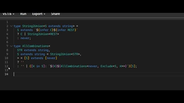 Typescript tutorial, AllCombinations string type смотреть онлайн