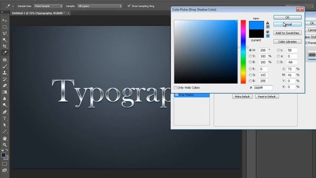 Photoshop Tutorial : Typography Effect смотреть онлайн
