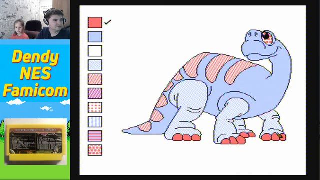 Американские игры. Color A Dinosaur (№320)