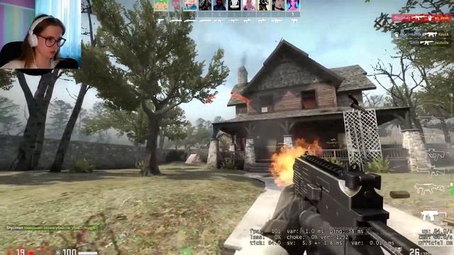 Девочки играют в CS GO | Counter-Strike: Global Offensive | CSGO смотреть онлайн