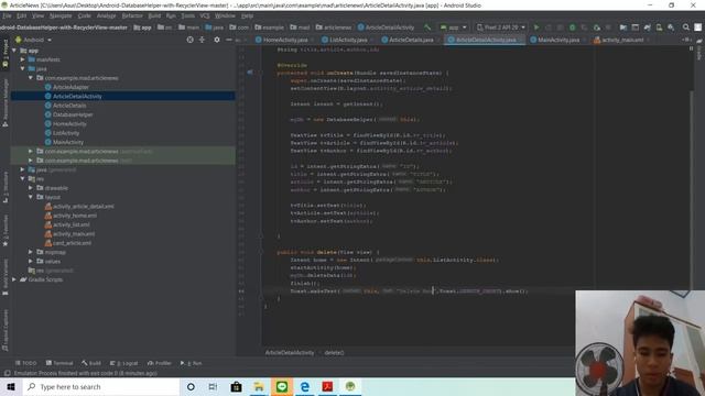 Study Case 7 - SQLITE Android -Pengembangan Aplikasi Bergerak смотреть онлайн