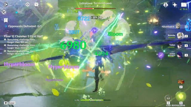 Alhaitham C0 Black Sword R5 Raiden Nahida Yelan - The Best DPS Team Destroy 3.4 Floor 12 смотреть онлайн