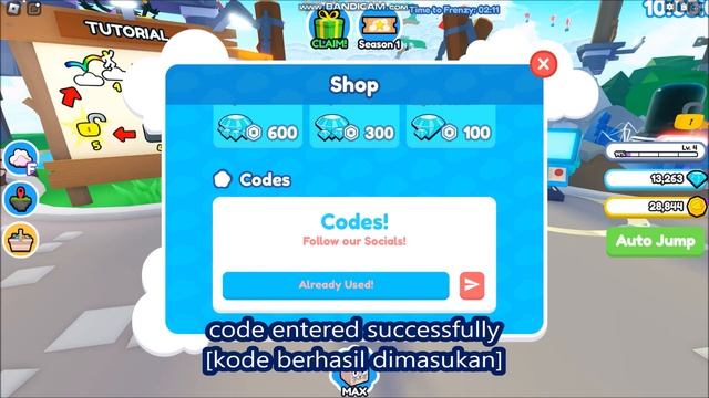 *ALL CODES WORK* Jumping Pets Simulator ROBLOX | 23 MAY 2023 смотреть онлайн