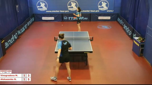 Мария Виноградова Наталья Алексеенко 3:2 смотреть онлайн