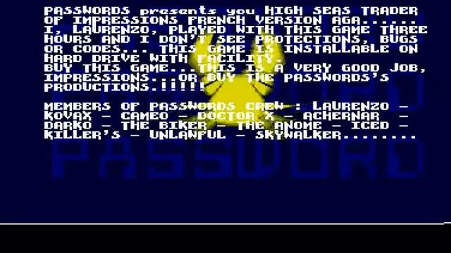 Passwords - High Seas Trader - Amiga Cracktro смотреть онлайн