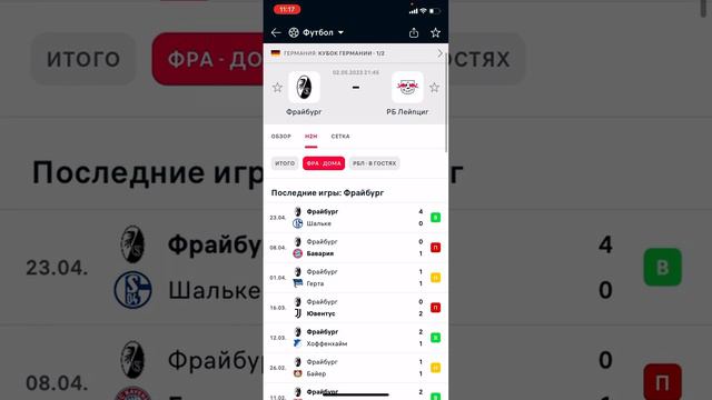 Фрайбург - Лейпциг, Прогноз на матч смотреть онлайн