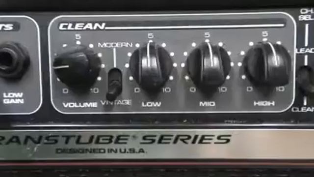 PEAVEY BANDIT 112 GUITAR AMP CLEAN SOUND DEMO.wmv смотреть онлайн