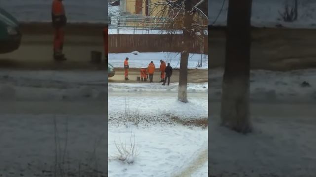 Ремонт ЯМ в Павловском Посаде в -5 на улице смотреть онлайн