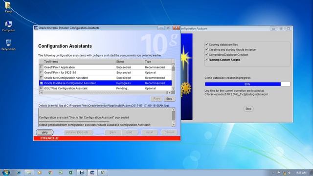 How to Installation oracle 10g (SQL) смотреть онлайн