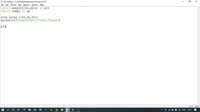 How to make piechart in python | python| program | pie chart смотреть онлайн