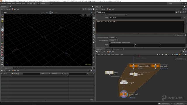Houdini 18 - Intro to Python - Using the Glob Module смотреть онлайн