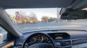2012 Mercedes-Benz W212 E-Class 200 AT - POV TEST DRIVE IN DAGESTAN