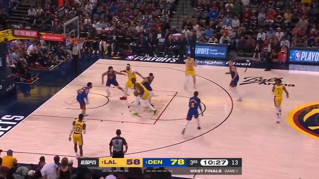 Лос Анджелес Лейкерс - Денвер Наггетс. ПЛЕЙ-ОФФ МАТЧ 1. НБА Обзор матчей сегодня 17.05.2023 смотреть онлайн