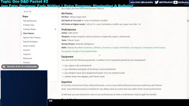 Games Design VOD - Discussion Of One D&D Packet 2 смотреть онлайн
