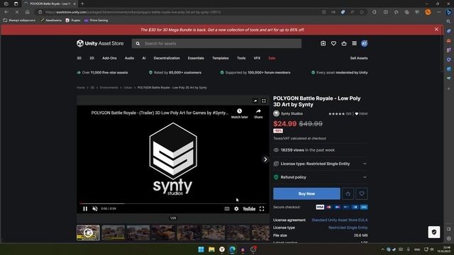 РАЗДАЧА АССЕТА ОТ UNITY | POLYGON ASSET смотреть онлайн