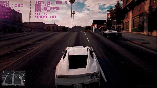 GTA V REDUX MOD - GTX 1060 - Very High Settings - Gameplay 1080p смотреть онлайн