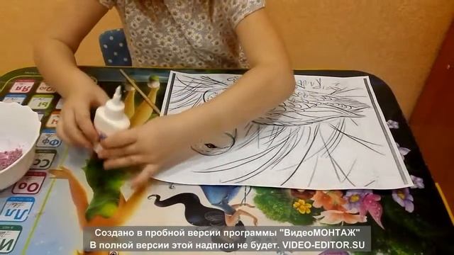 Мое первое видео - поделка "Серая шейка" из манки смотреть онлайн