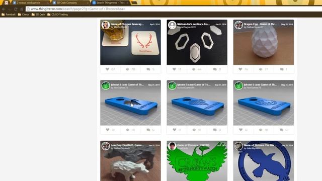 Инструкция по скачиванию моделей с Thingiverse.com смотреть онлайн