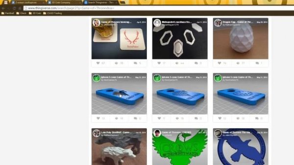 Инструкция по скачиванию моделей с Thingiverse.com