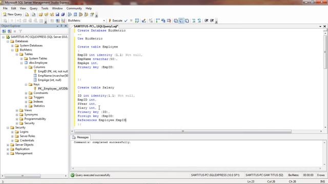 Primary key, foreign key && composite key (Tamil) смотреть онлайн