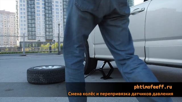 Лайфхак. Смена колёс и перепривязка (обучение) датчиков давления на Cadillac SRX 2007 смотреть онлайн
