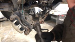 Замена подпшипника чулка переднего редуктора pajero sport