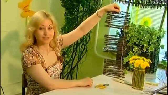 Мастер-класс: коврики и подставки из веток и цветов смотреть онлайн
