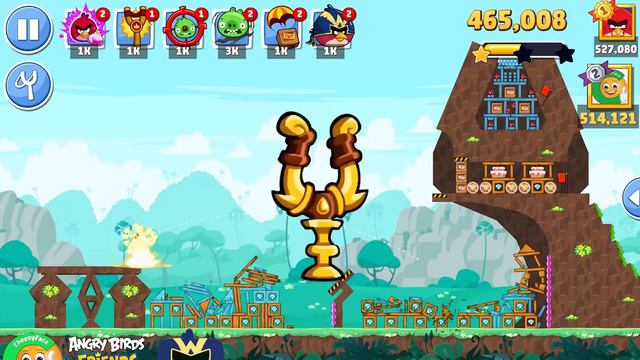 Angry Birds Friends Tournament 1196 Level 1 No Power UP PLUS смотреть онлайн