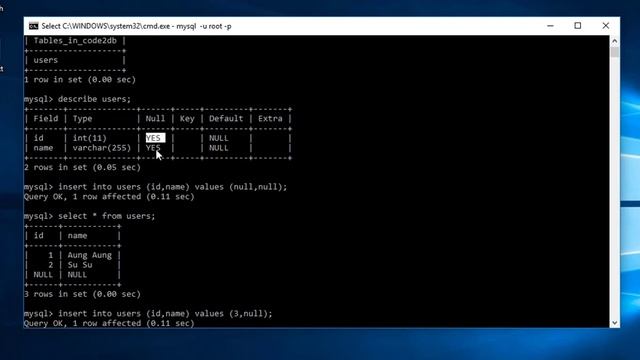 12 Not Null Columns смотреть онлайн