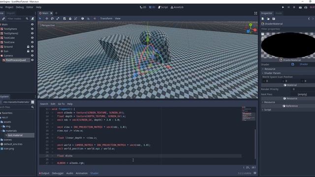 Godot: эффект сканирования, как в игре No Man Sky смотреть онлайн