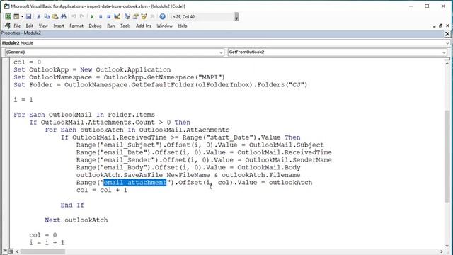 Import Email Attachments from Outlook into Excel Automatically смотреть онлайн