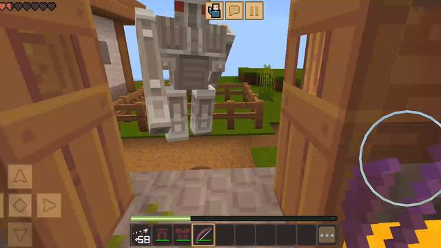 мы играем с моим братом в Minecraft