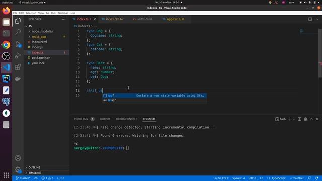 12 урок Typescript: Задание - тренируем дженерики смотреть онлайн