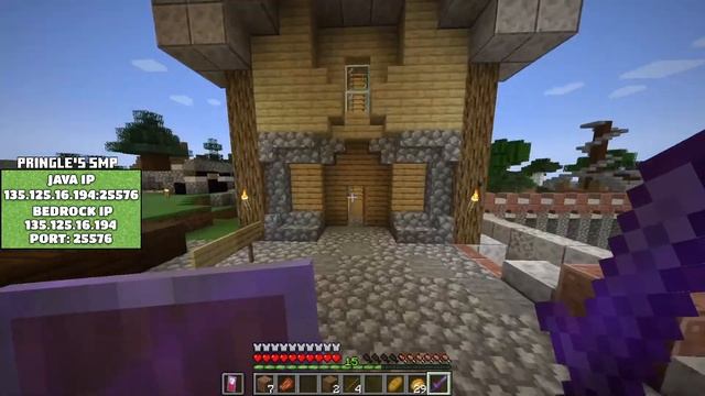 MINECRAFT PRINGLES SMP - LIVE WITH VIEWERS - BEDROCK AND JAVA SUPPORT #11 смотреть онлайн