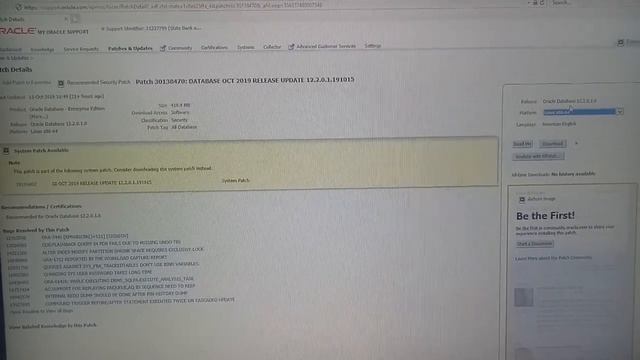 Oracle critical patch update for October 2019 download смотреть онлайн