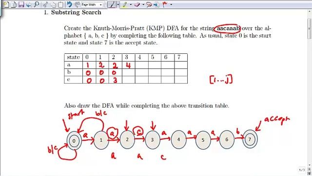 KMP Explained (building the DFA) смотреть онлайн