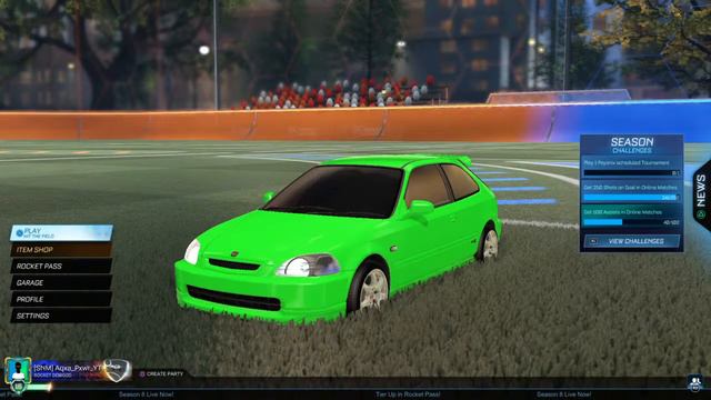 *NEW* Honda Civic is CRACKED (Rocket League LIVE) смотреть онлайн