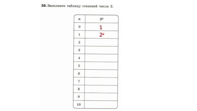 Информатика Босова 8 кл. №38 Решение задания смотреть онлайн