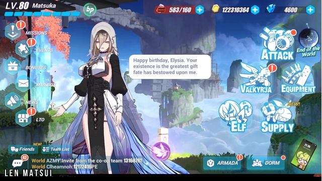 Elysia's Birthday Special Interaction | Honkai Impact 3 смотреть онлайн