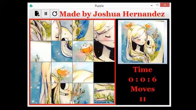 Java Puzzle With JFileChooser (Play With Any Image) (EN) смотреть онлайн