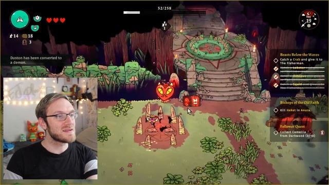 Sacrificing my OLDEST follower to save my cult in Cult of the Lamb!