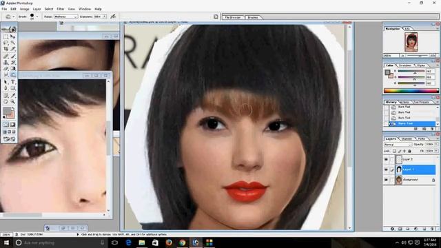 Taylor Swift - White To Asian Photoshop Transformation смотреть онлайн
