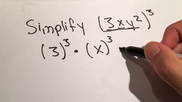 How to simplify (3xy^2)^3 смотреть онлайн