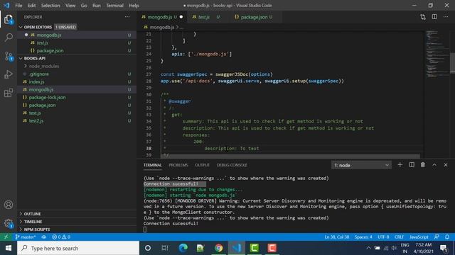 How to Swagger in NodeJS | First GET method Doc part-2 смотреть онлайн